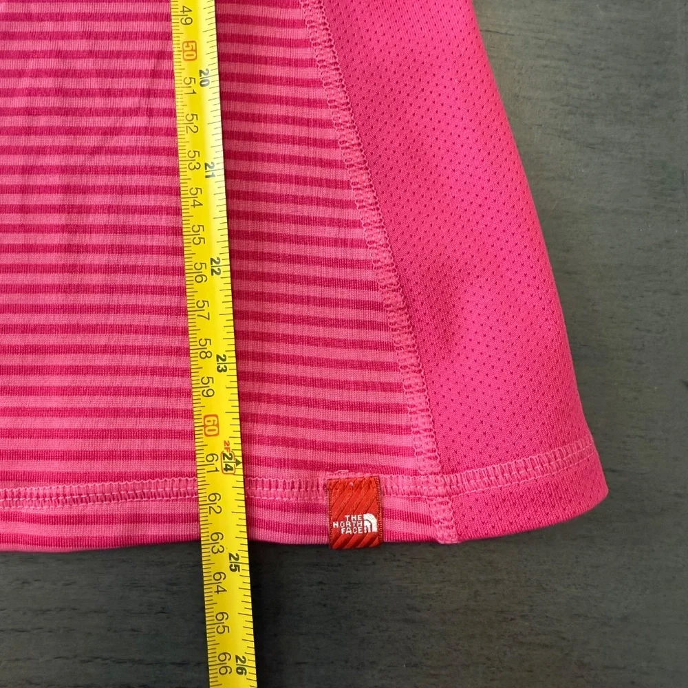 The North‎ Face Women’s striped outdoor hiking camping wicking top Size L - Picture 6 of 8